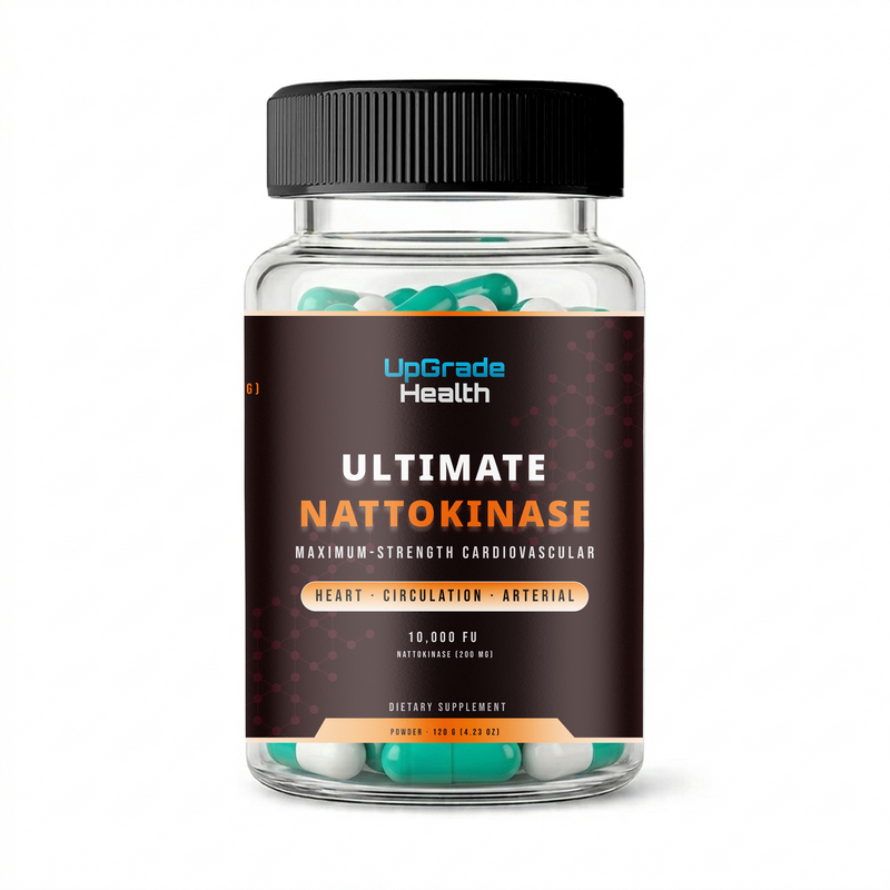 Ultimate Nattokinase — The 10,000 FU Clinical Dose For The Cardiovascular System Most Adults Are Quietly Losing.