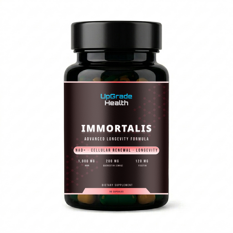 Immortalis — Five Compounds. The Cellular Longevity Blueprint Built On Peer-Reviewed Aging Research.